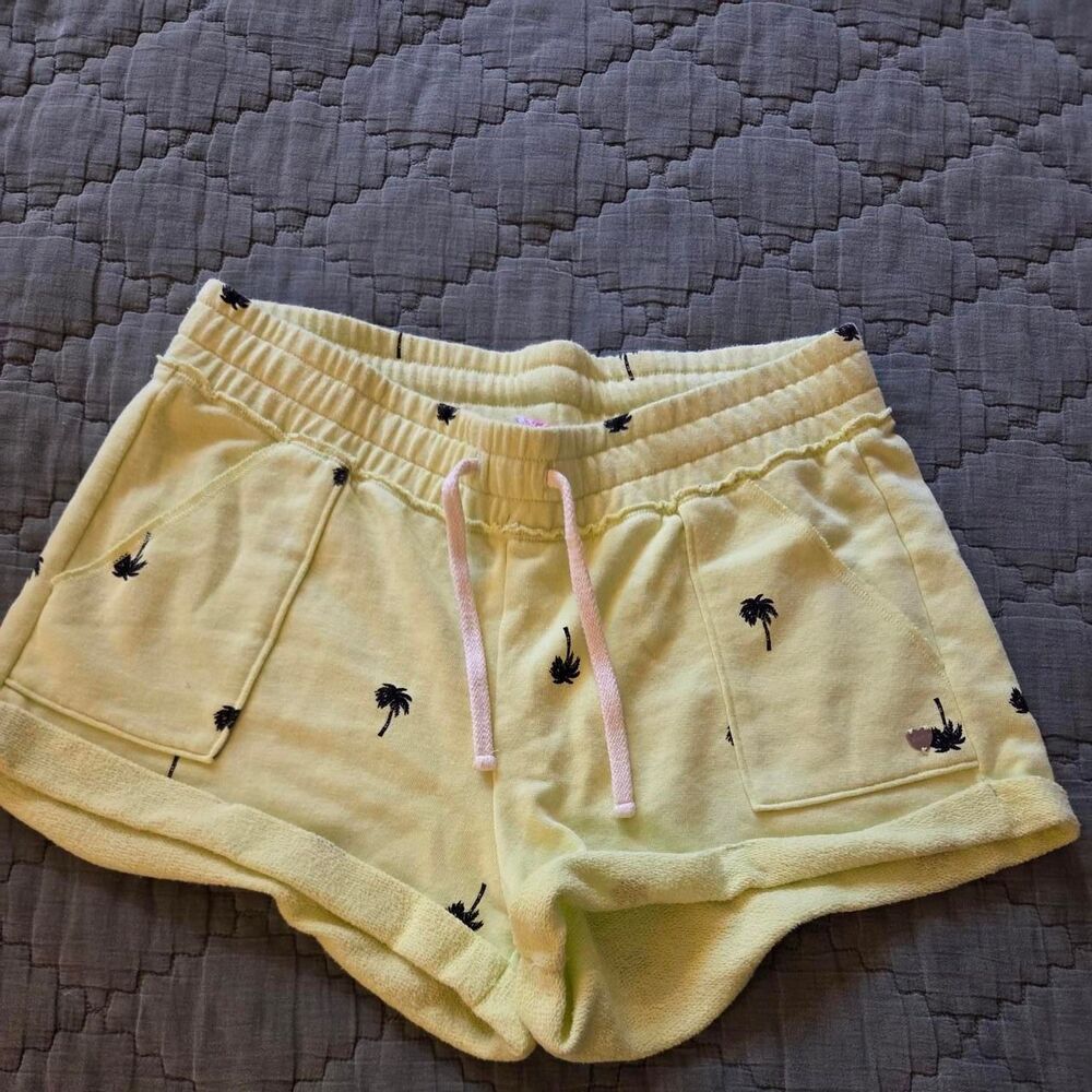 Juicy-couture Women's Yellow and Green Shorts